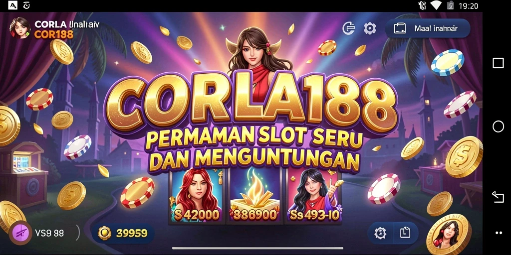 Screenshot gameplay CORLA188 menunjukkan kegembiraan di setiap putaran slot.