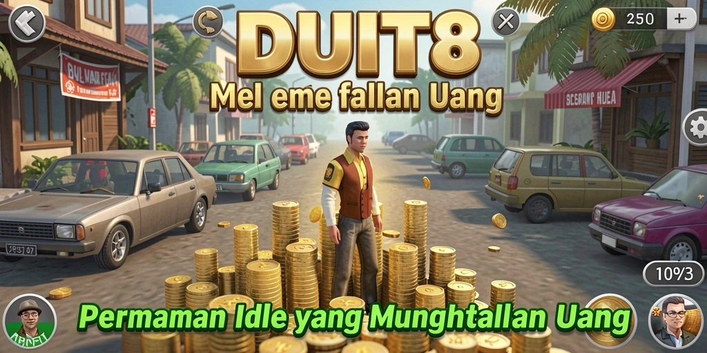 Tampilan gameplay DUIT8 dengan mekanisme Idle yang menarik.
