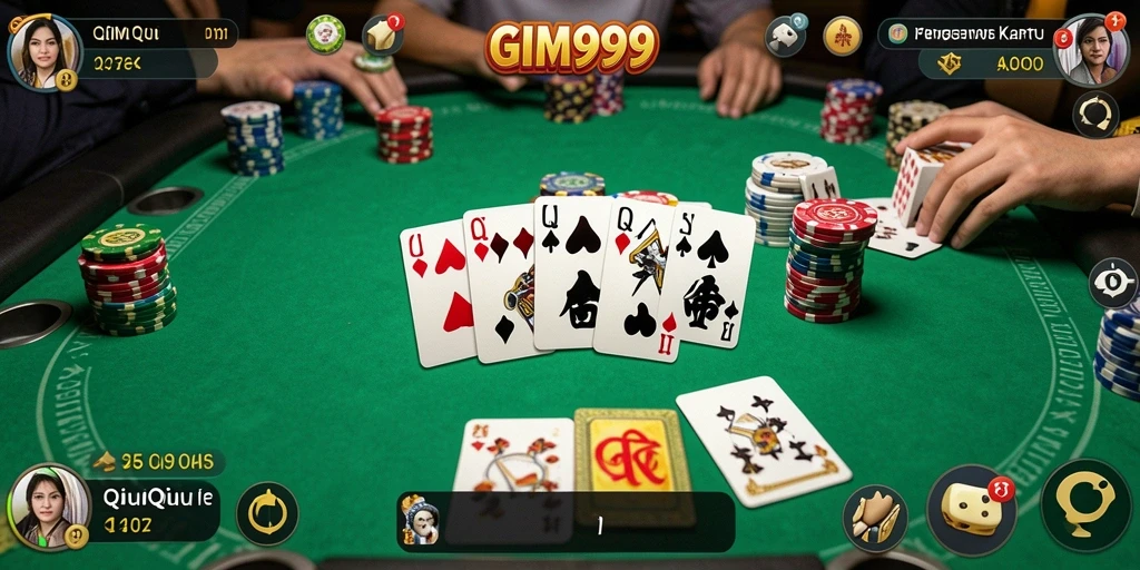 Gameplay menantang QiuQiu di GIM999 yang menarik.