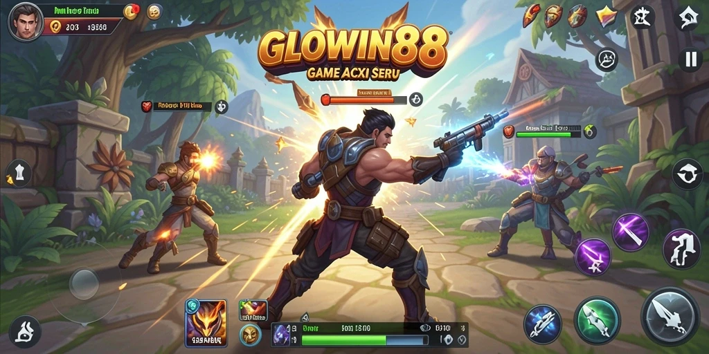 Screenshot dari gameplay seru GLOWIN88 yang penuh aksi.