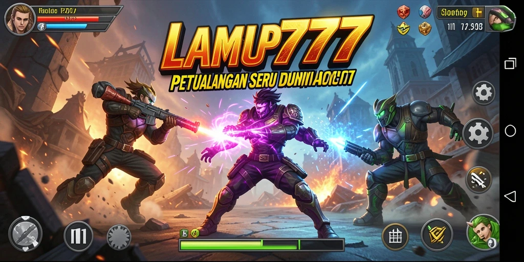 Tangkapan layar LAMPU777 menampilkan aksi mendebarkan saat bertarung melawan musuh.