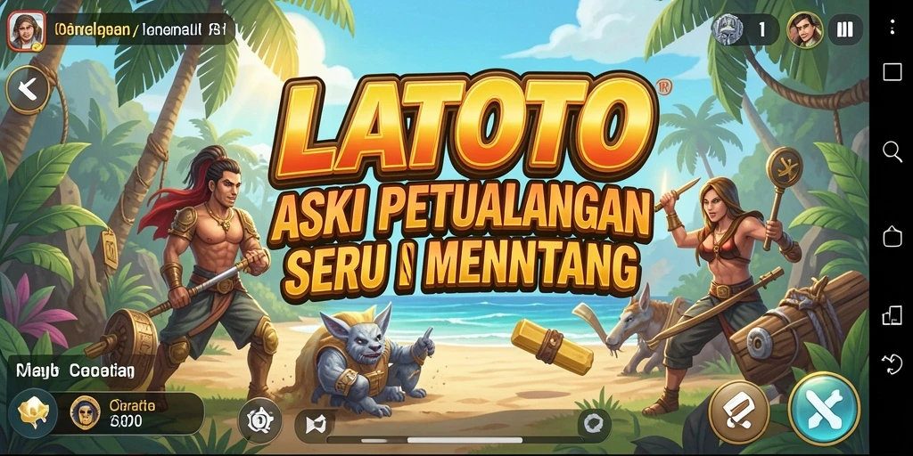 Tampilan gameplay LATOTO dengan aksi penuh energi dan tantangan.