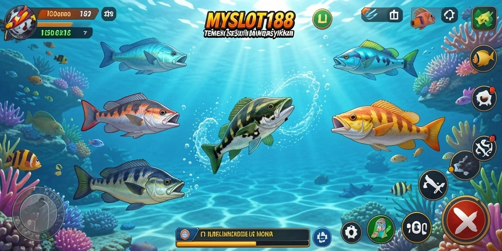 Gameplay seru menembak ikan di MYSLOT188.