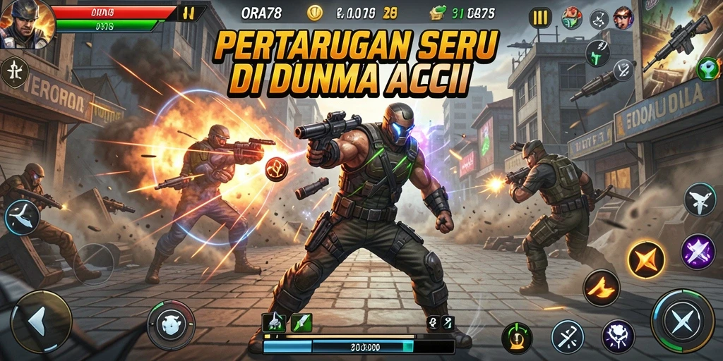 Tangkapan layar dari gameplay seru ORA78 dalam aksi.
