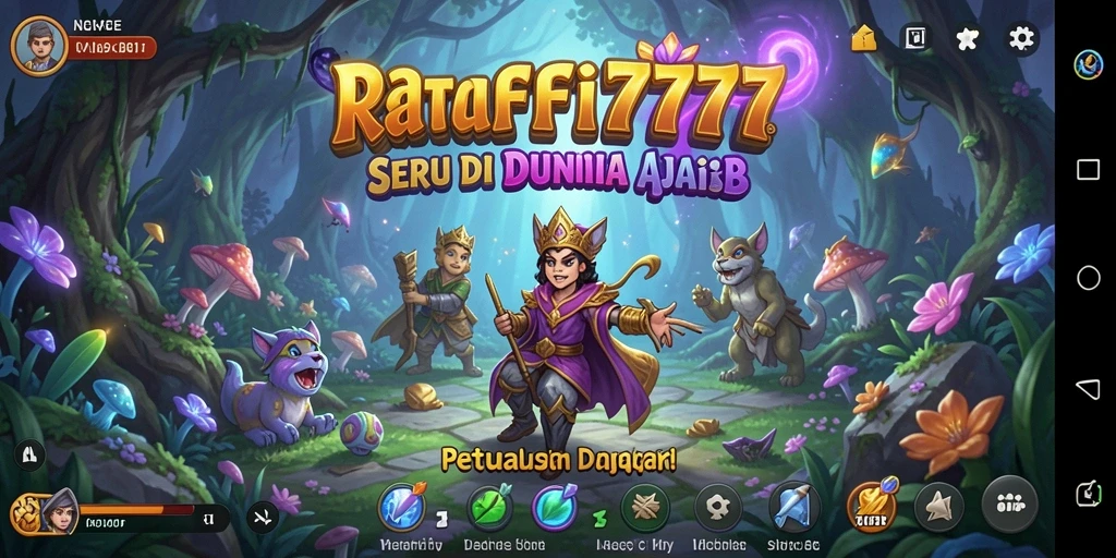 Screenshot gameplay RAFFI777 menampilkan aksi petualangan yang mendebarkan.