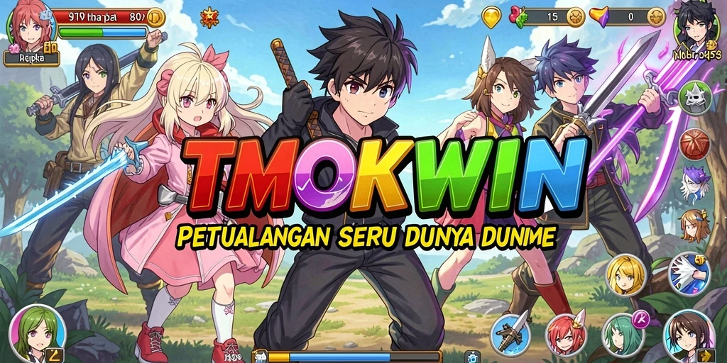 Tampilan gameplay seru dengan karakter Anime yang menarik.